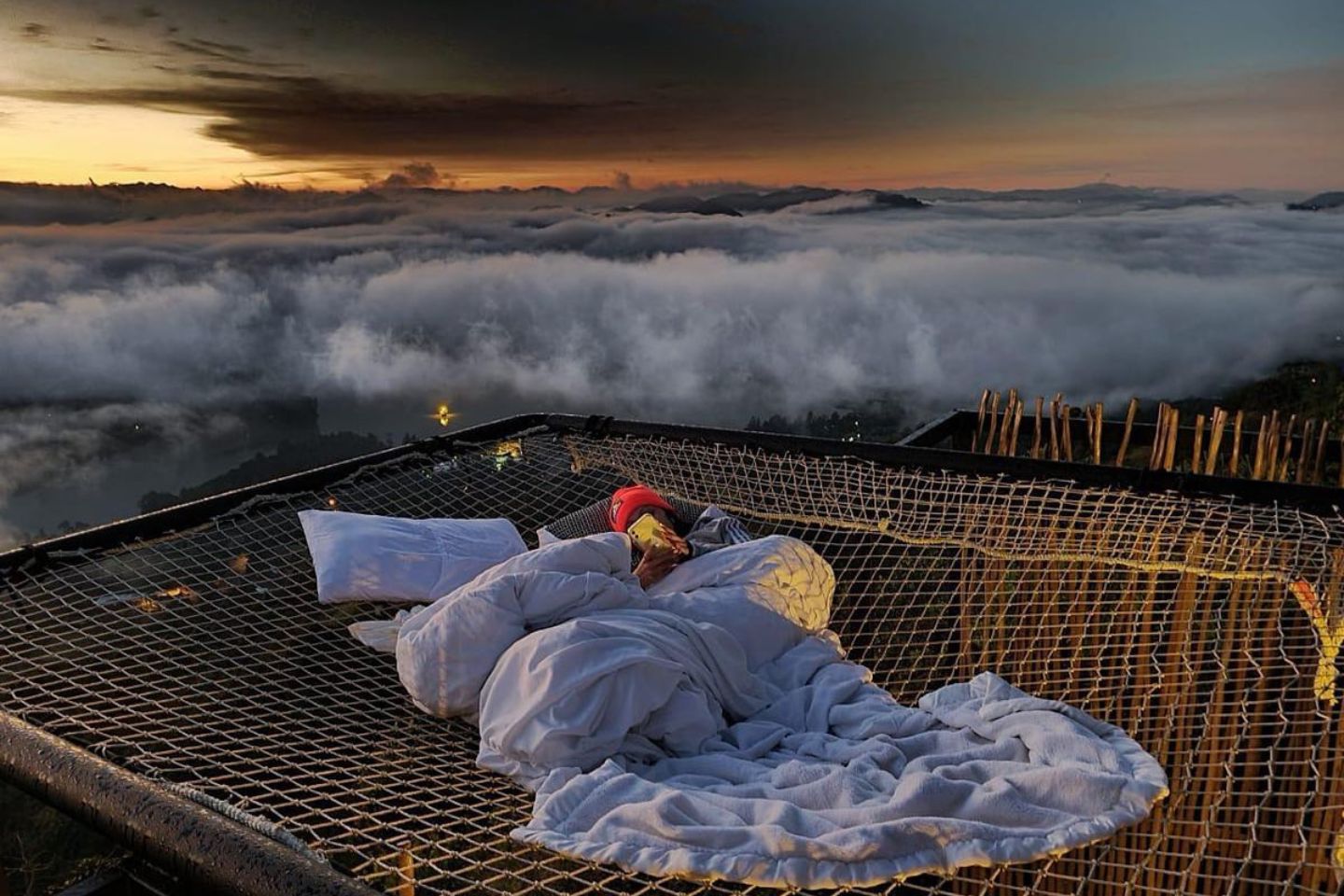 Glamping con vista al lago